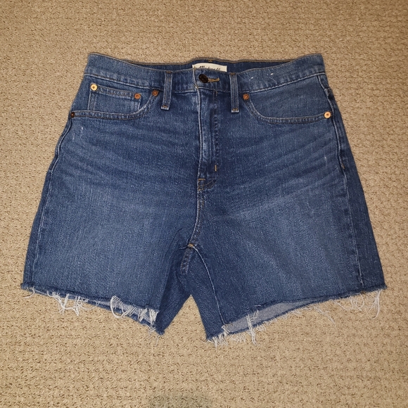 Madewell Pants - Madewell Cutoff High Rise Denim Shorts Size 28 EUC